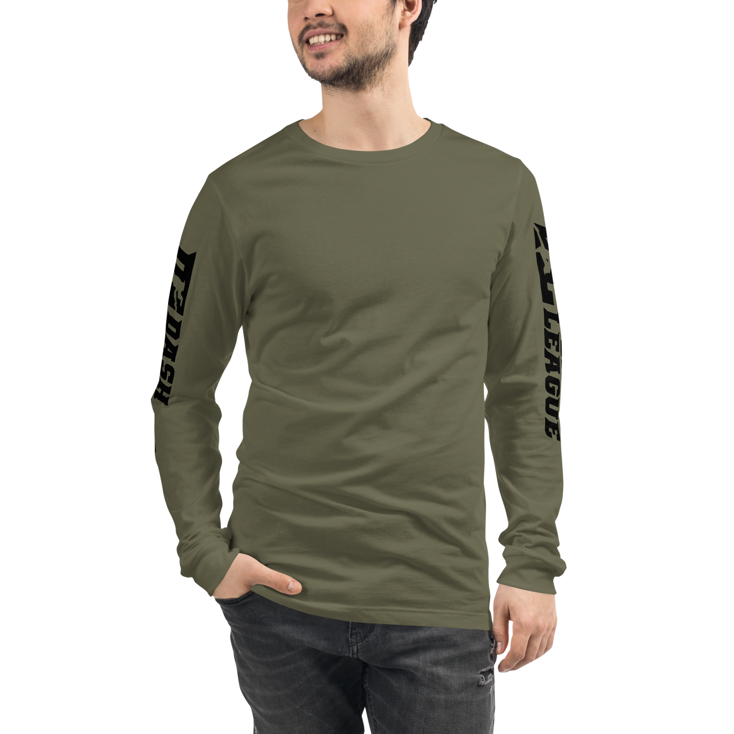 Long Sleeve Shirt Black Wide DL Logo (Sleeves)