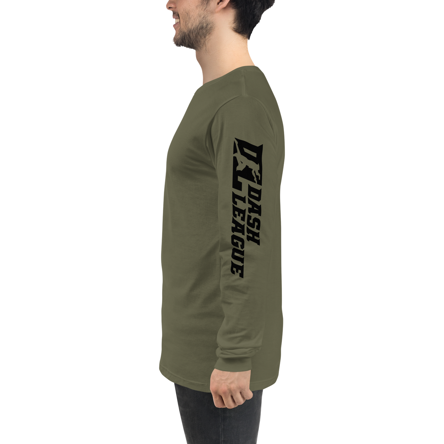 Long Sleeve Shirt Black Wide DL Logo (Sleeves)