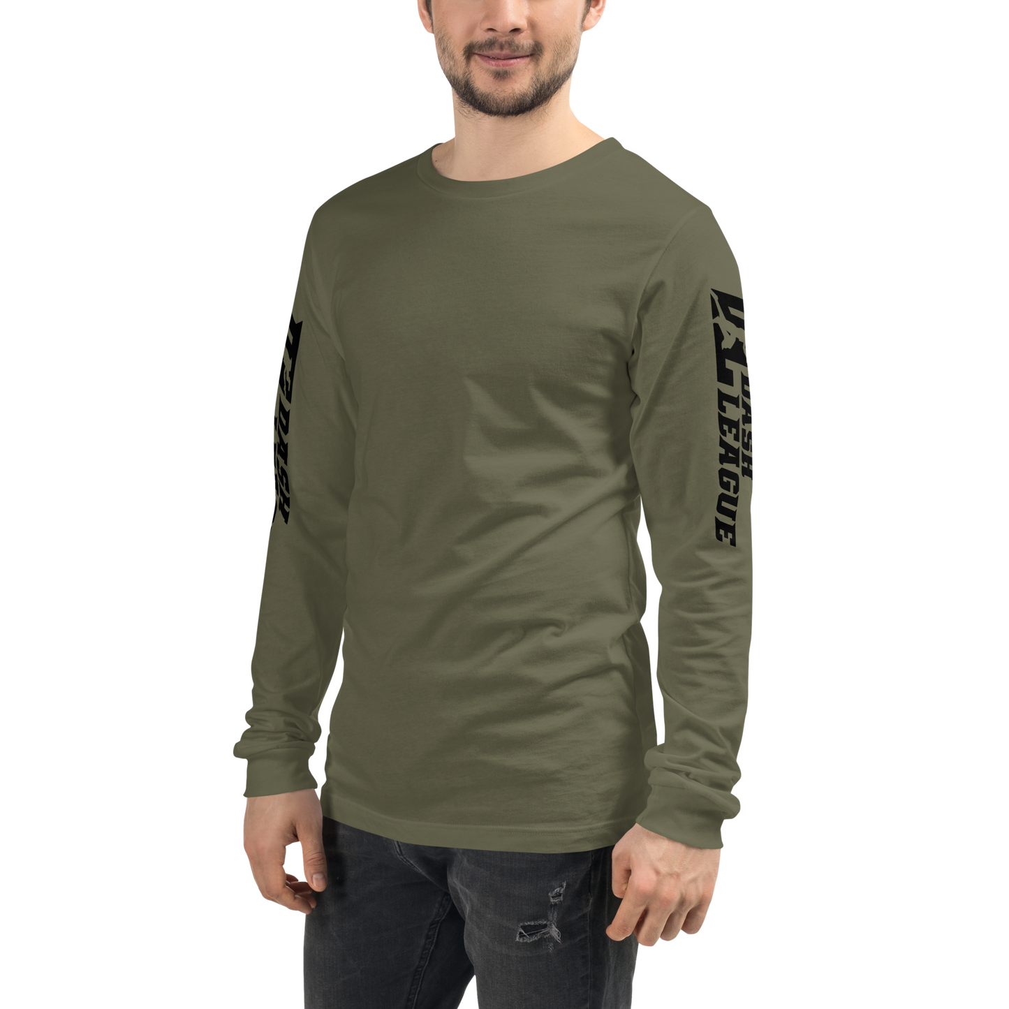 Long Sleeve Shirt Black Wide DL Logo (Sleeves)