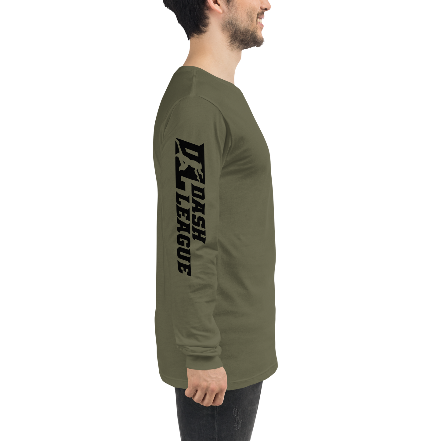 Long Sleeve Shirt Black Wide DL Logo (Sleeves)