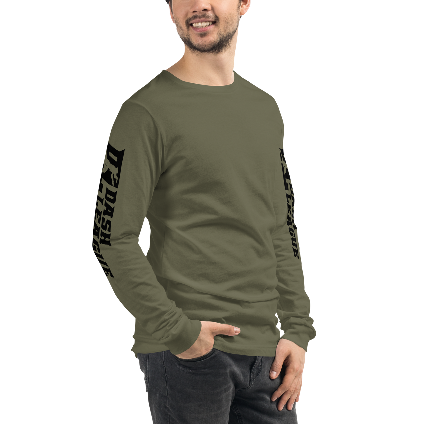 Long Sleeve Shirt Black Wide DL Logo (Sleeves)