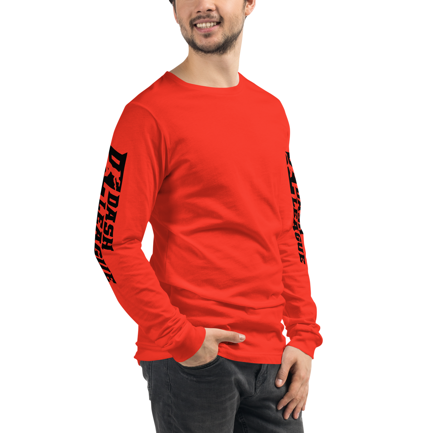 Long Sleeve Shirt Black Wide DL Logo (Sleeves)