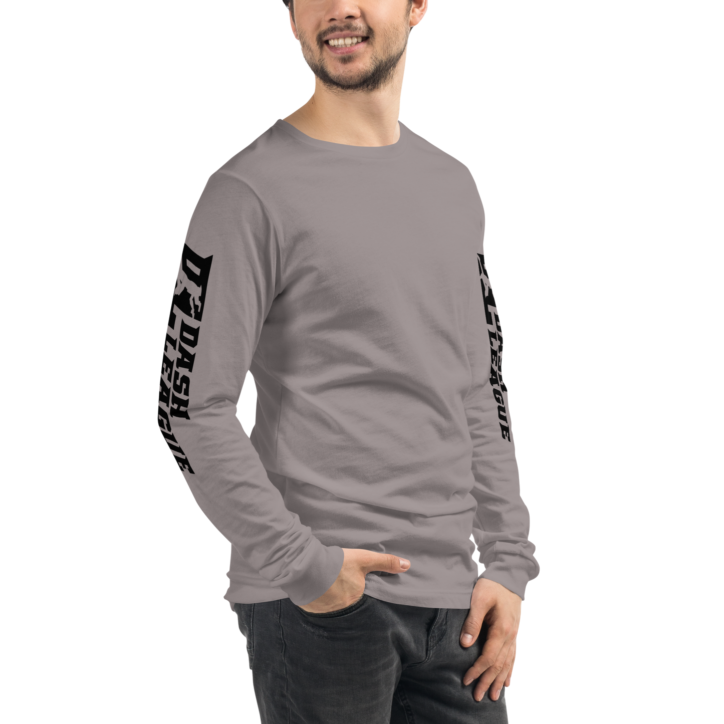 Long Sleeve Shirt Black Wide DL Logo (Sleeves)