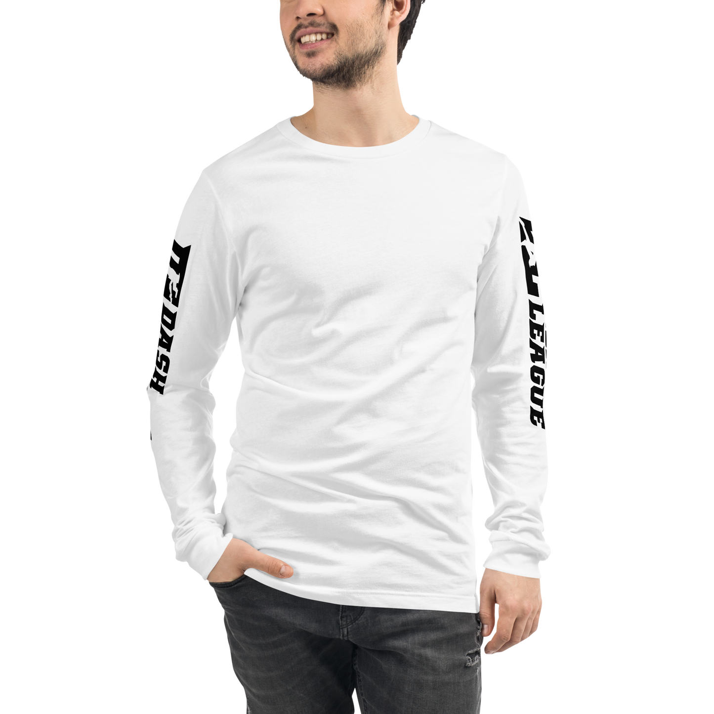 Long Sleeve Shirt Black Wide DL Logo (Sleeves)