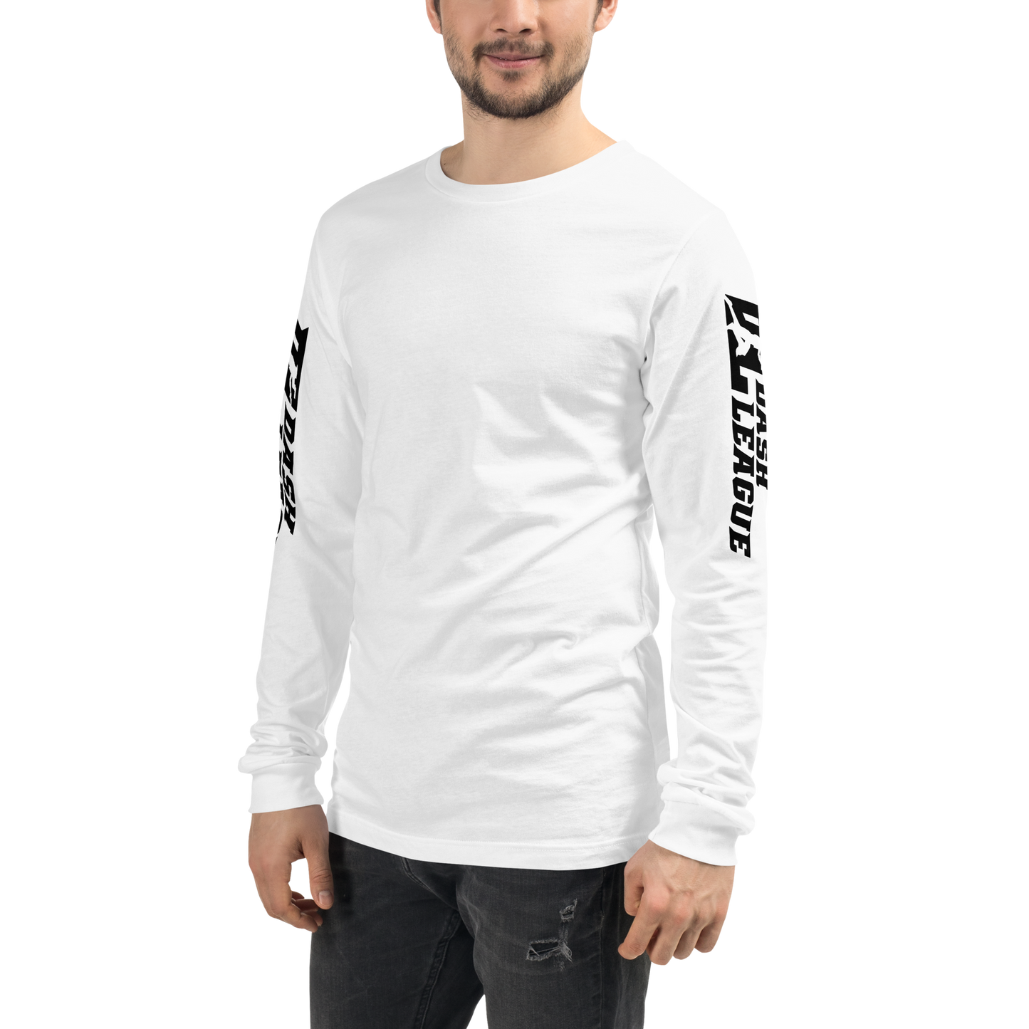 Long Sleeve Shirt Black Wide DL Logo (Sleeves)