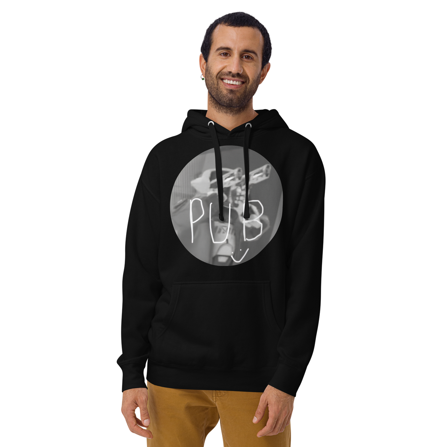 Sudadera unisex con capucha del equipo PuB