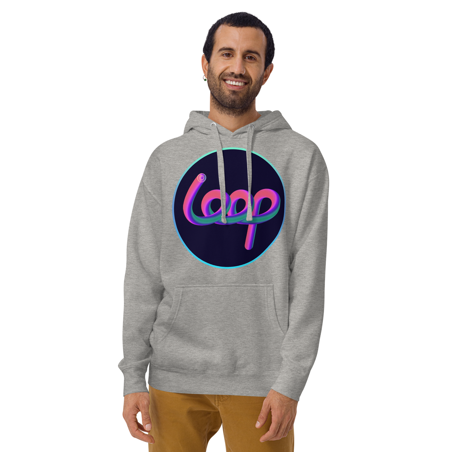 Sudadera unisex con capucha del equipo LOOP