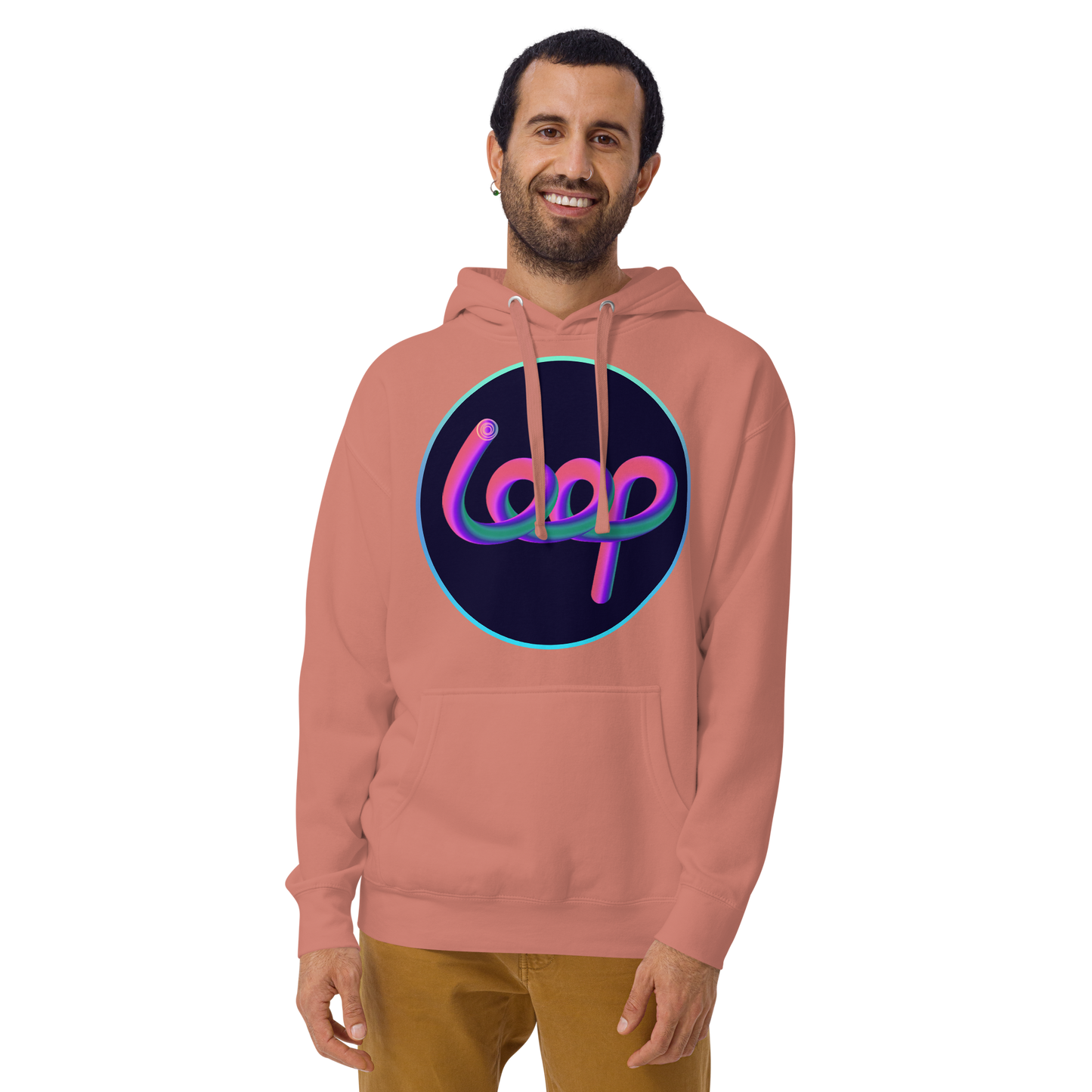 Sudadera unisex con capucha del equipo LOOP