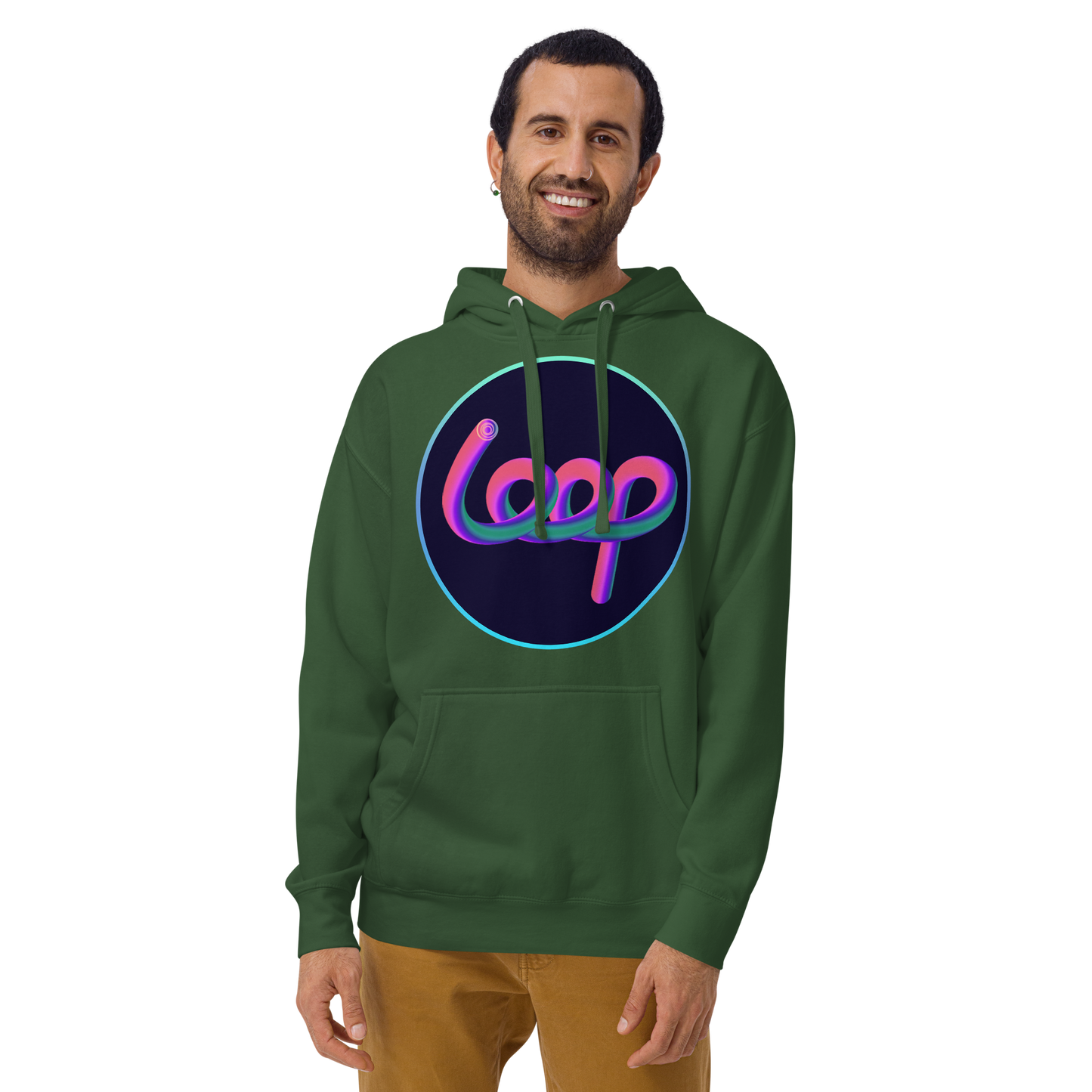 Sudadera unisex con capucha del equipo LOOP