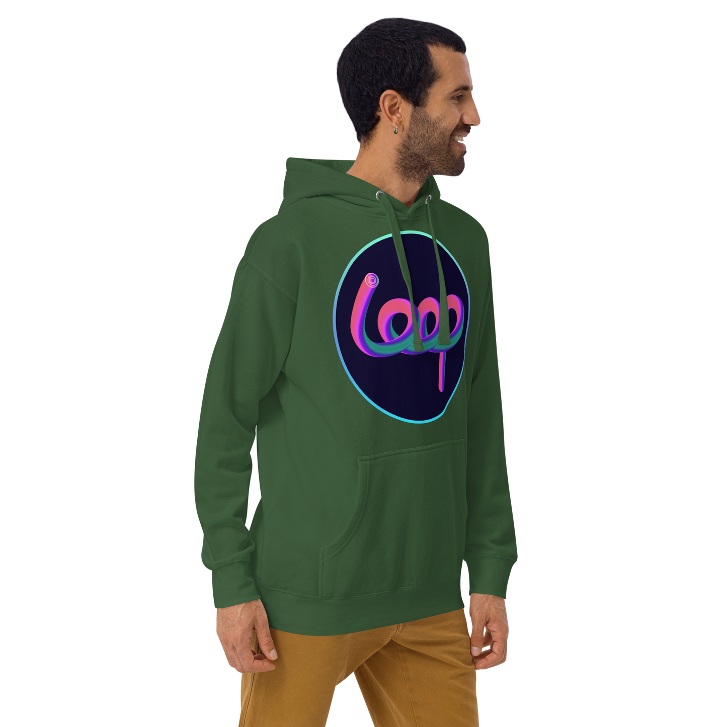 Sudadera unisex con capucha del equipo LOOP