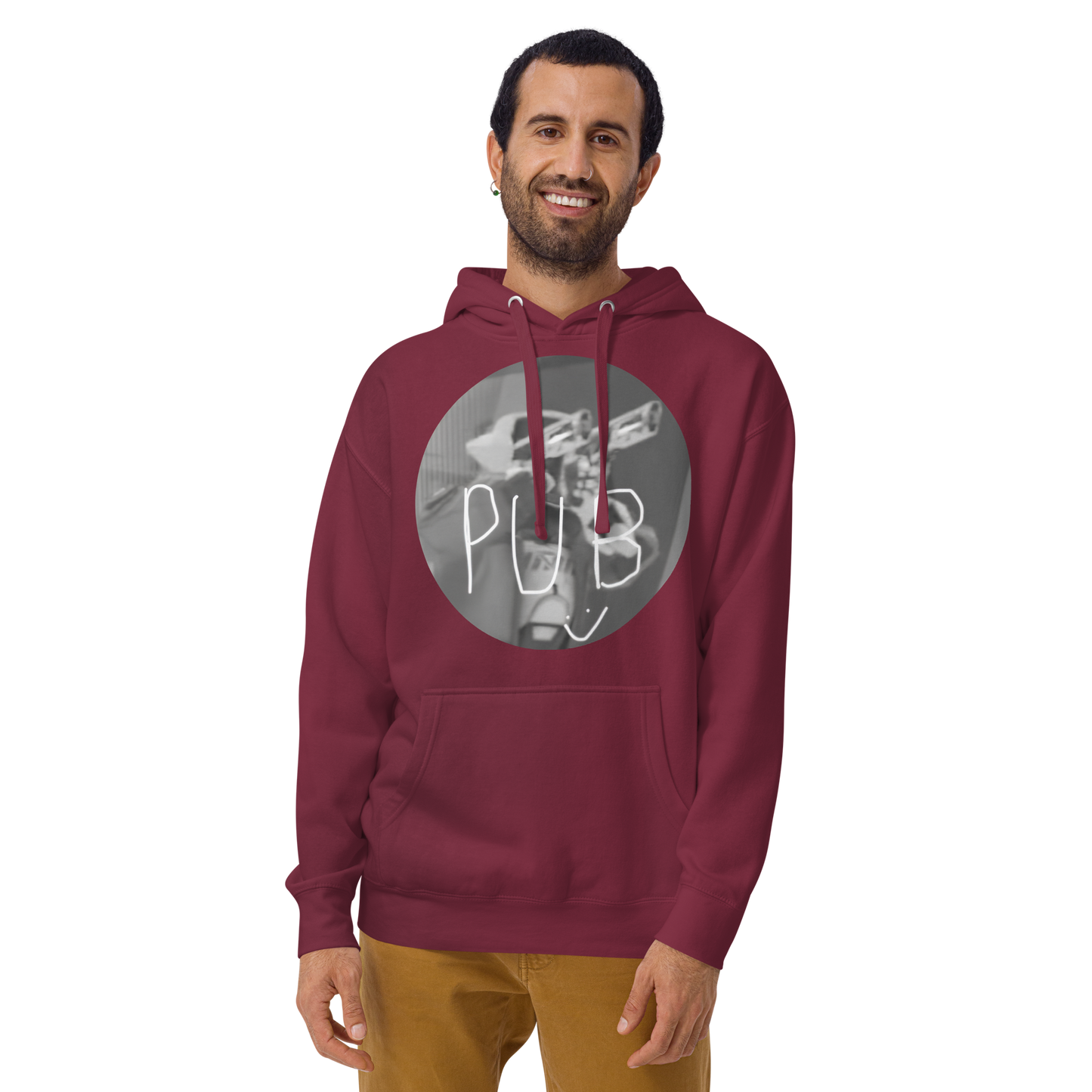 Sudadera unisex con capucha del equipo PuB