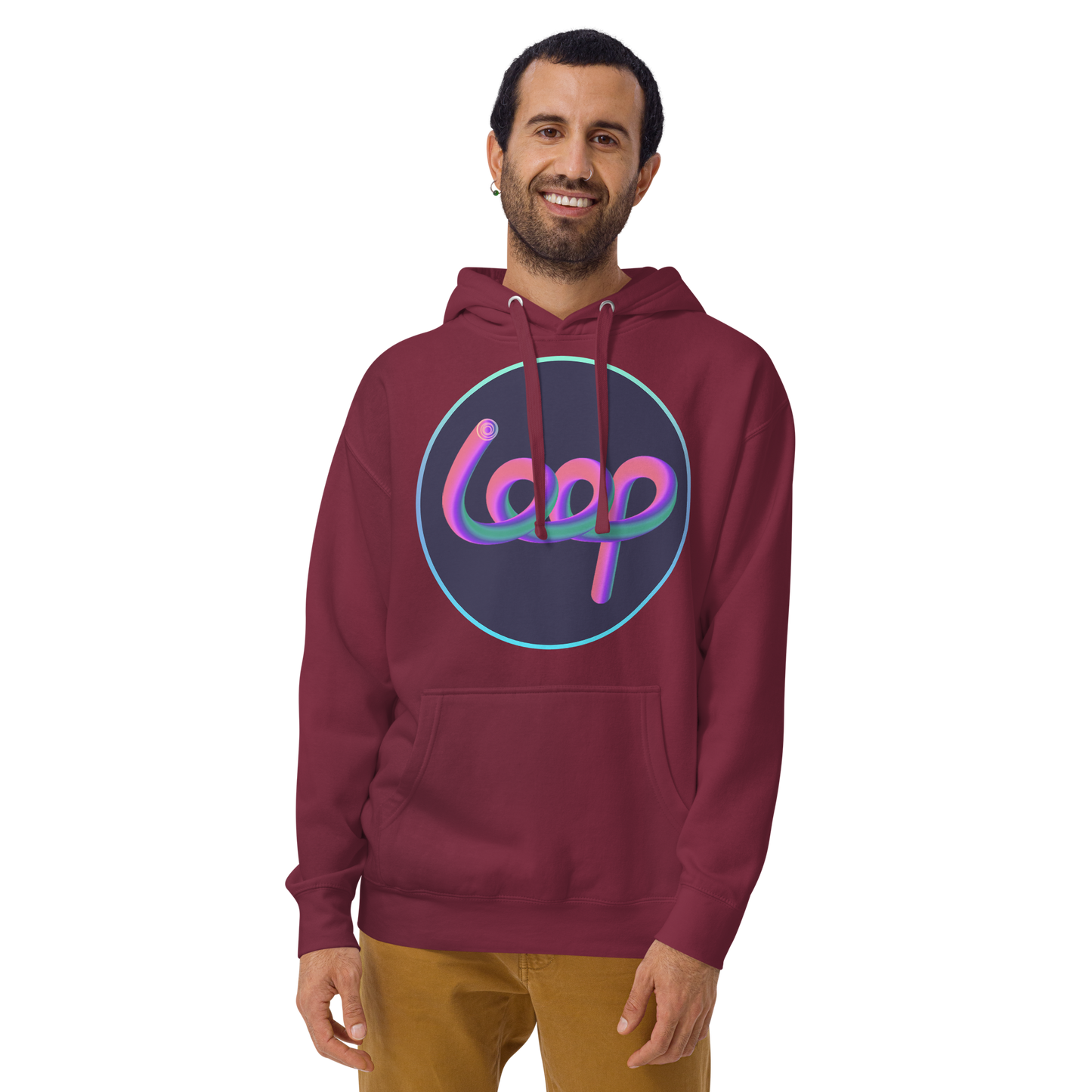Sudadera unisex con capucha del equipo LOOP