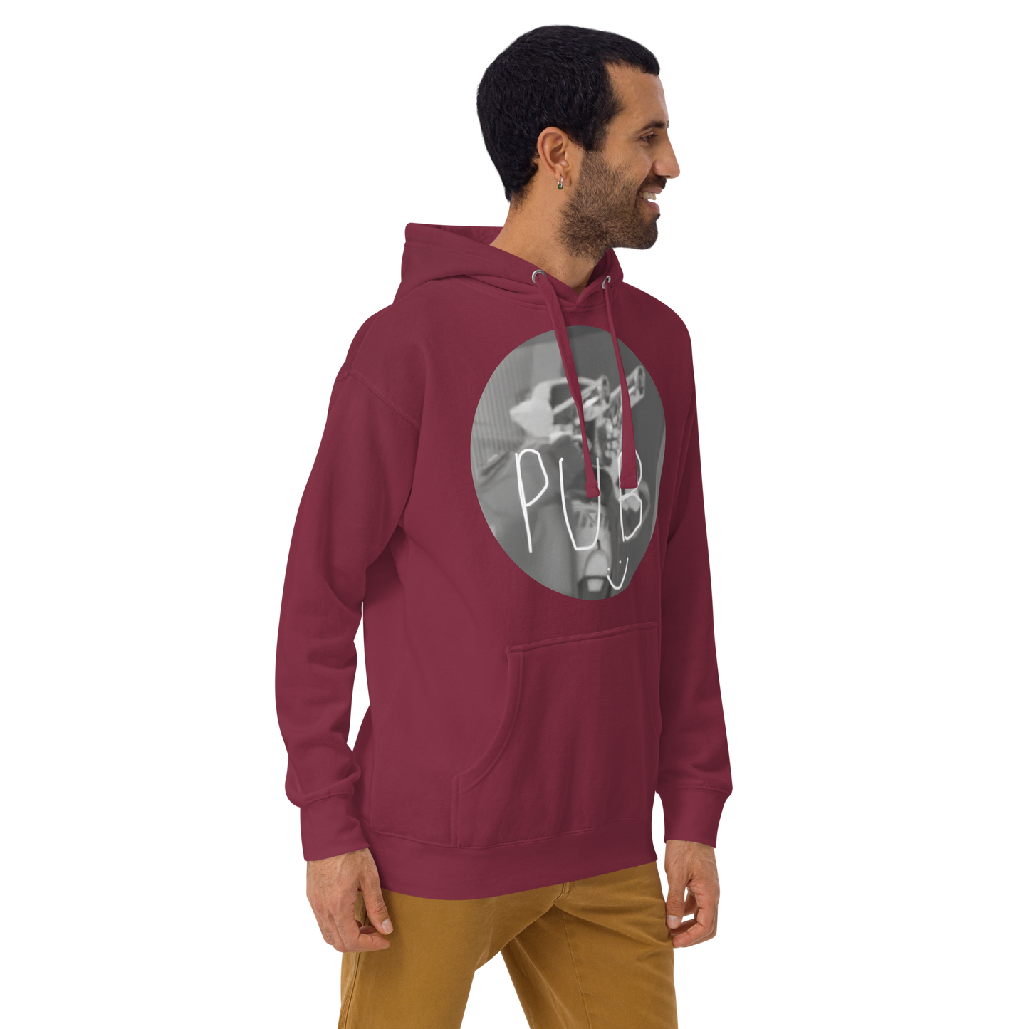 Sudadera unisex con capucha del equipo PuB