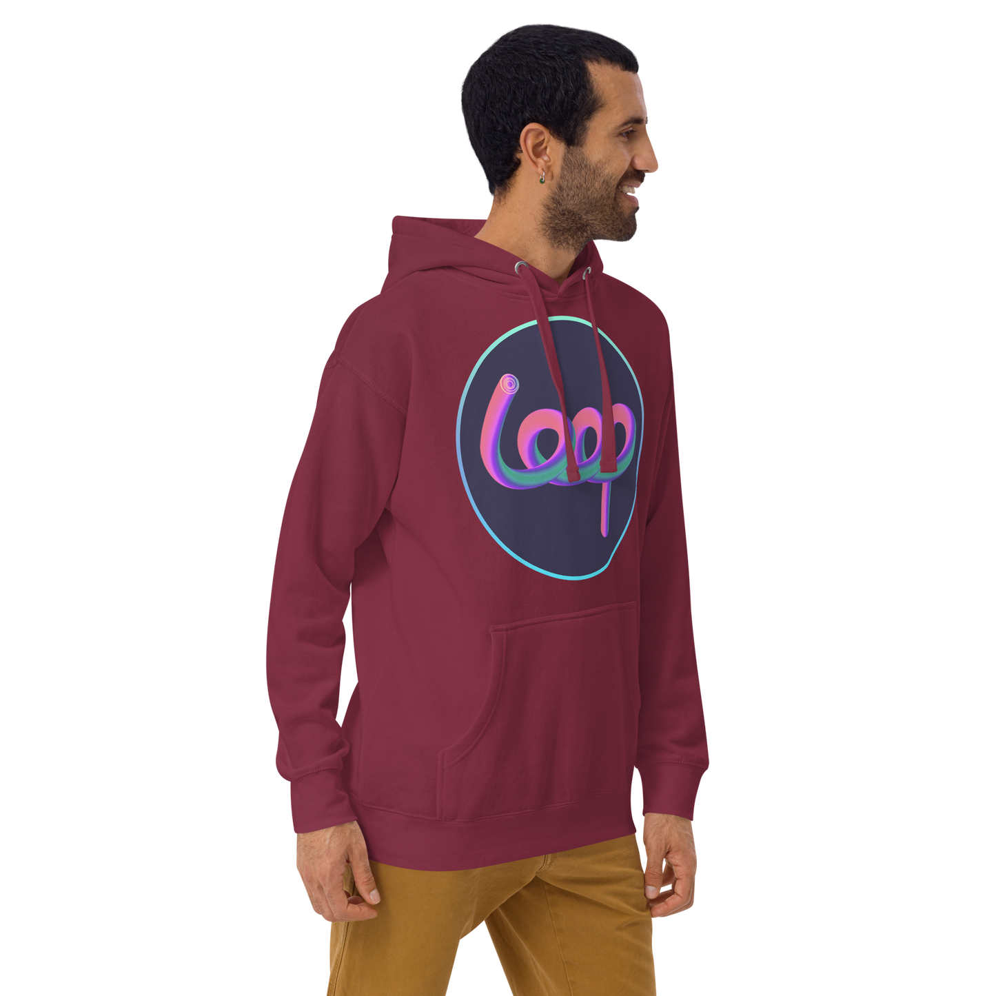 Sudadera unisex con capucha del equipo LOOP