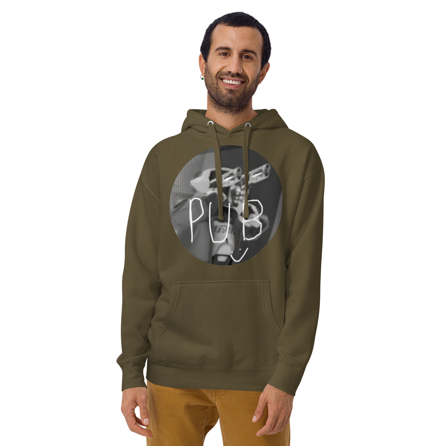 Sudadera unisex con capucha del equipo PuB