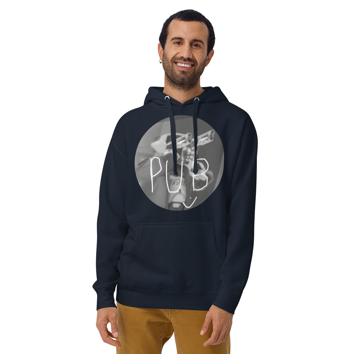Sudadera unisex con capucha del equipo PuB