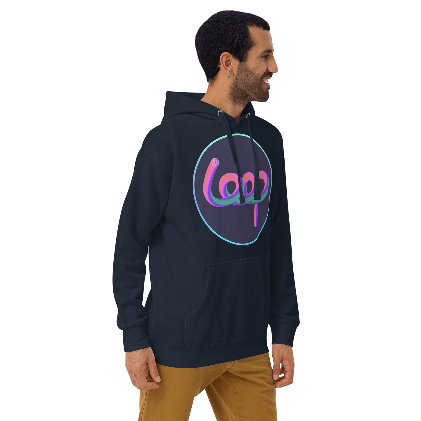 Sudadera unisex con capucha del equipo LOOP