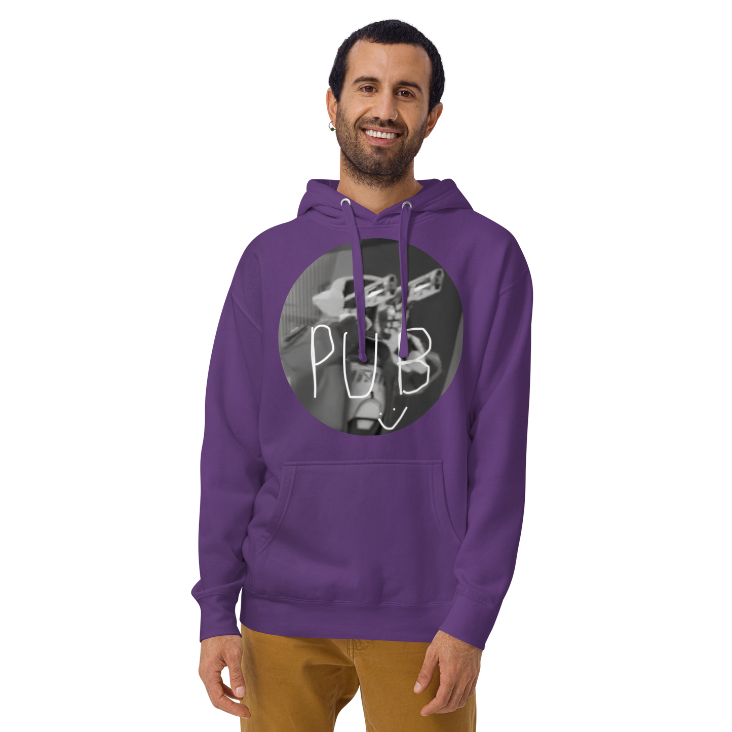 Sudadera unisex con capucha del equipo PuB