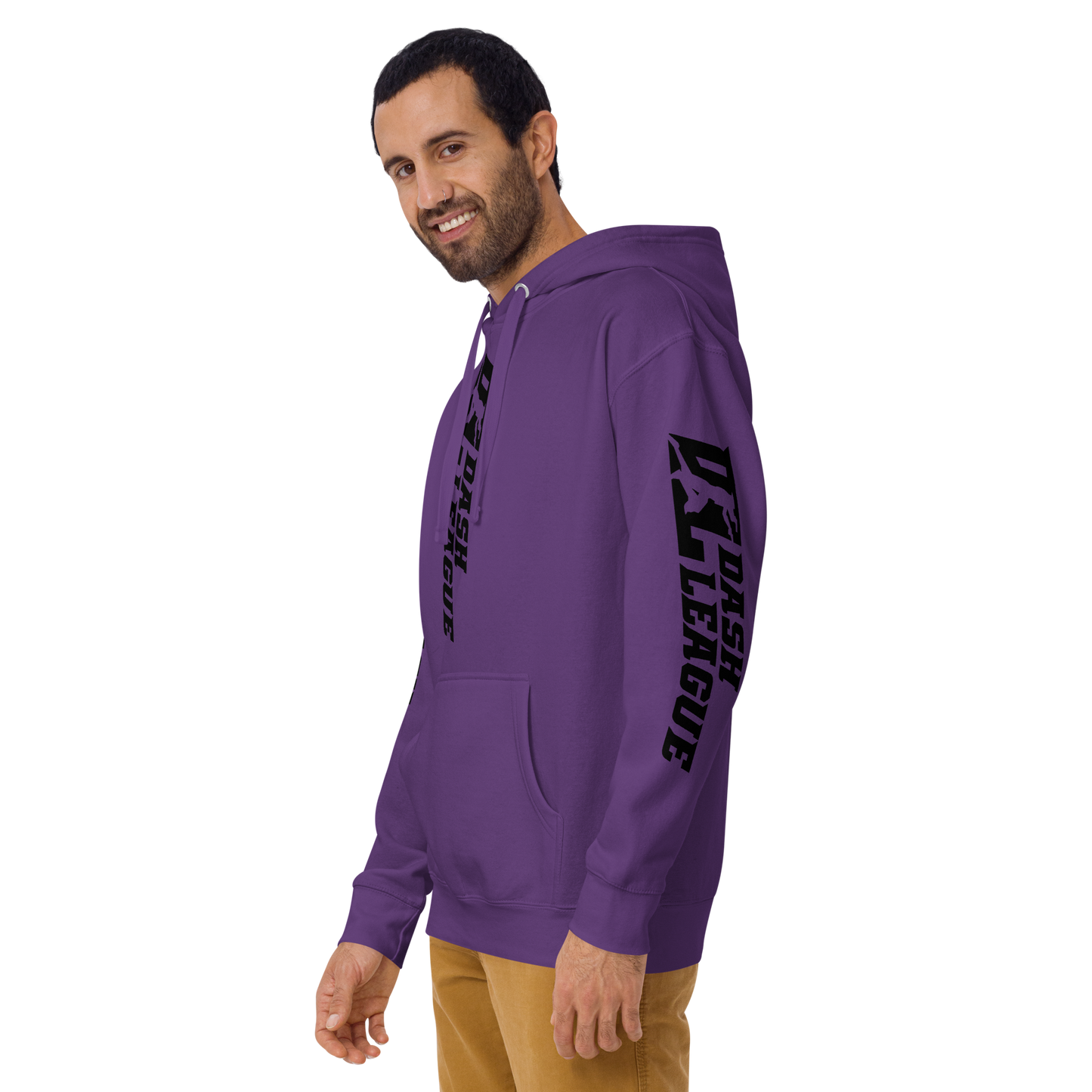 Hoodie Black Wide DL Logo (Front+Back+Sleeves)