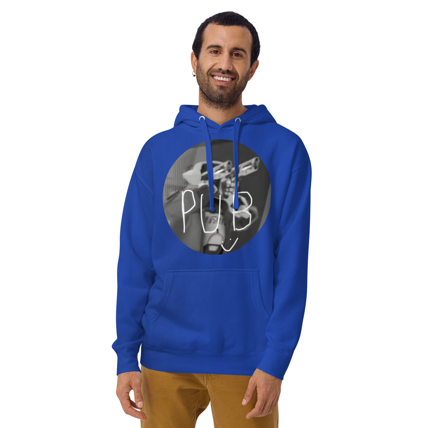 Sudadera unisex con capucha del equipo PuB