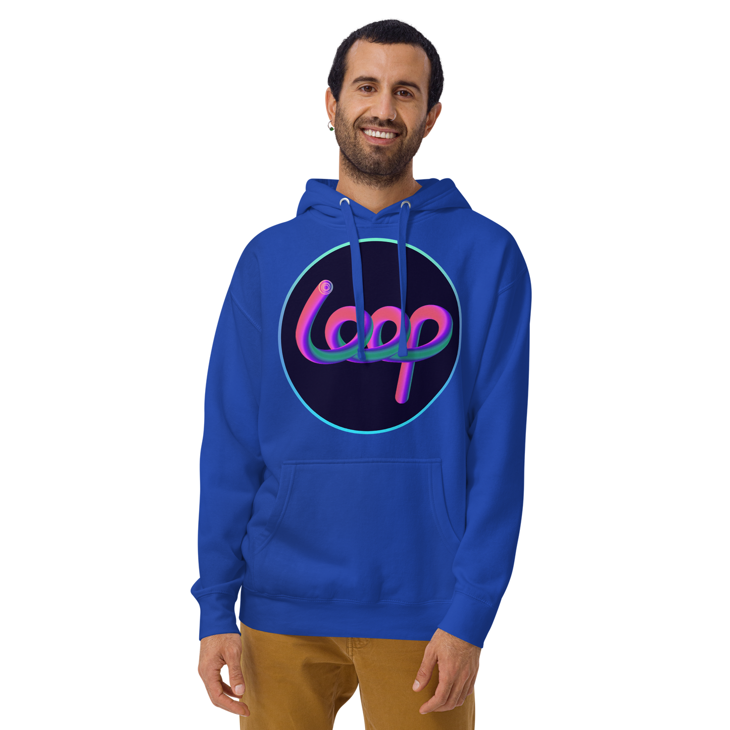 Sudadera unisex con capucha del equipo LOOP