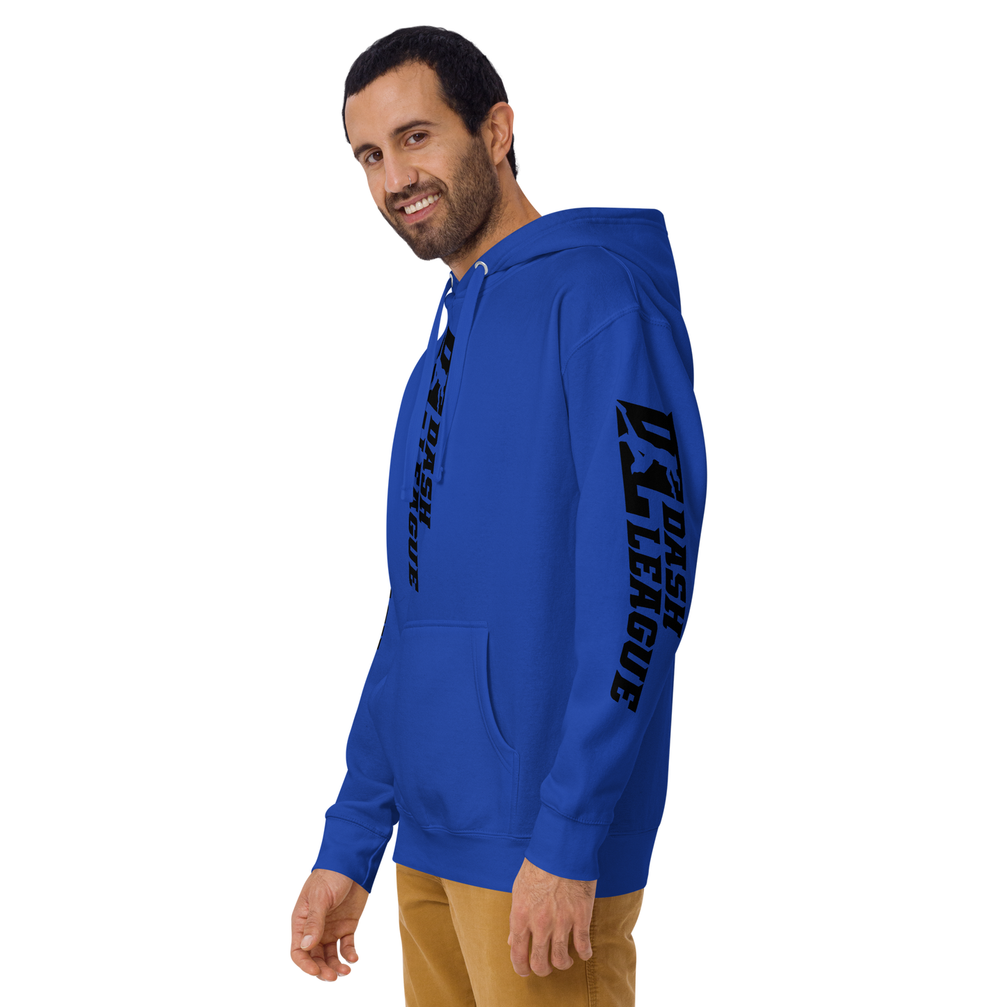 Hoodie Black Wide DL Logo (Front+Back+Sleeves)