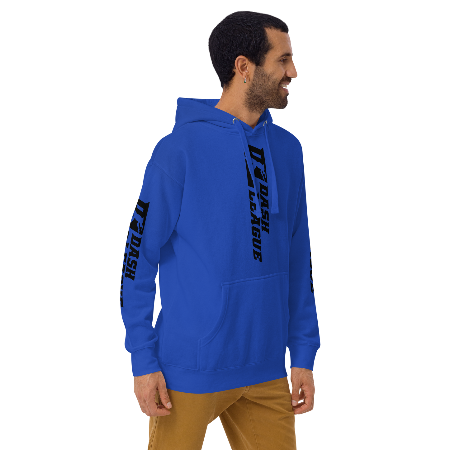 Hoodie Black Wide DL Logo (Front+Back+Sleeves)