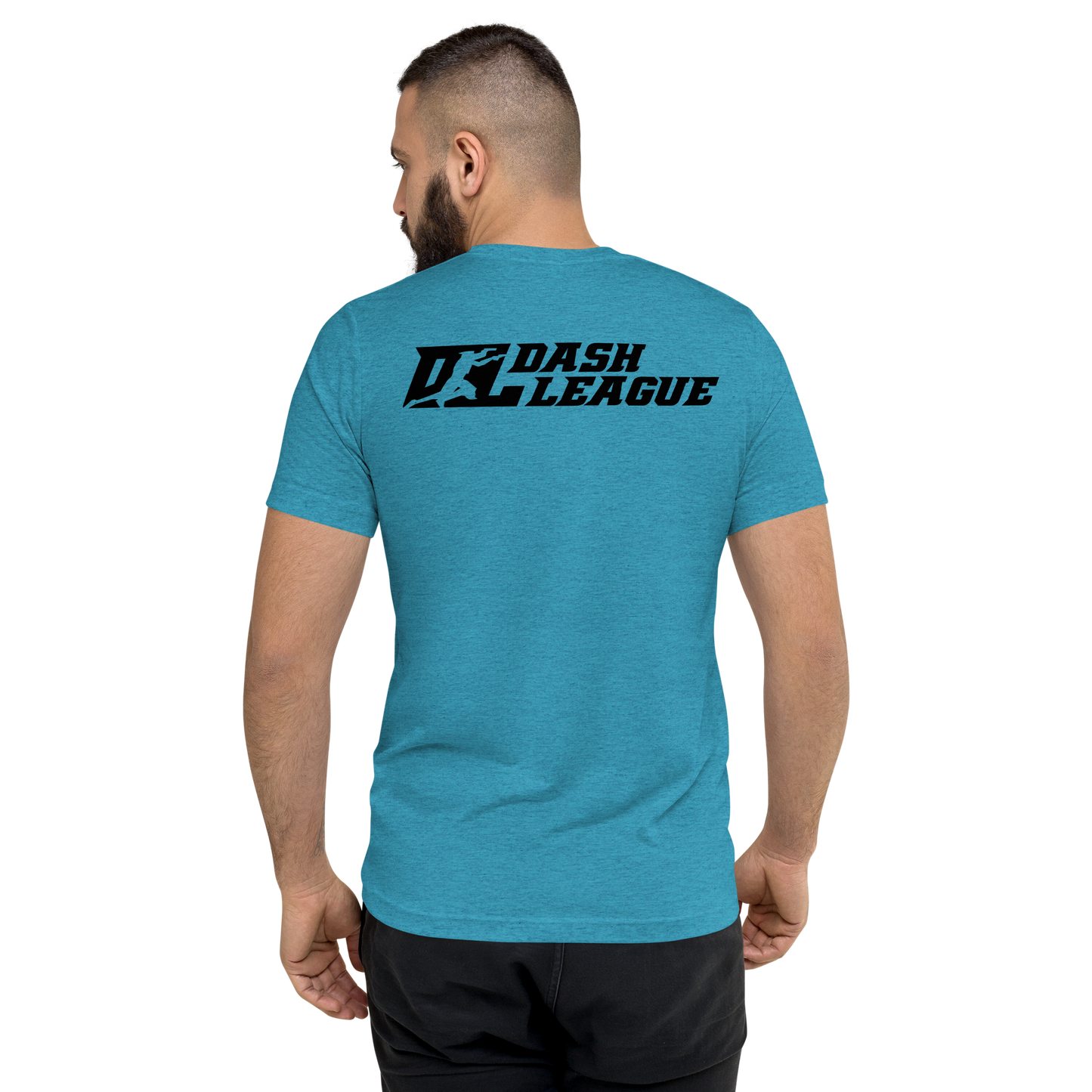 Tri-Blend Shirt Black DL Logo (Front+Back)