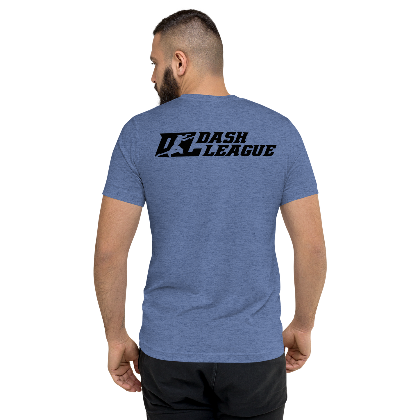 Tri-Blend Shirt Black DL Logo (Front+Back)