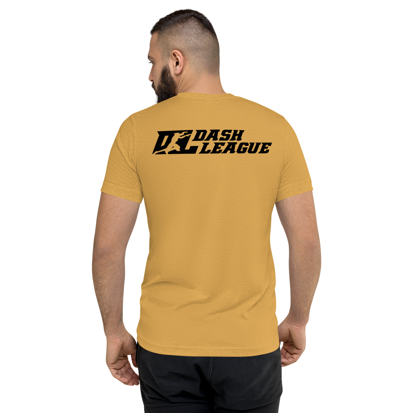 Tri-Blend Shirt Black DL Logo (Front+Back)