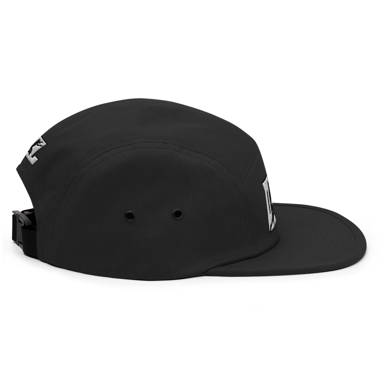 Cap White with Black Outline DL Logo (Front+Back)