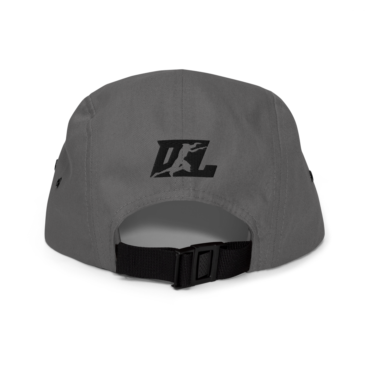 Five Panel Cap Black DL Logo (Front+Back)