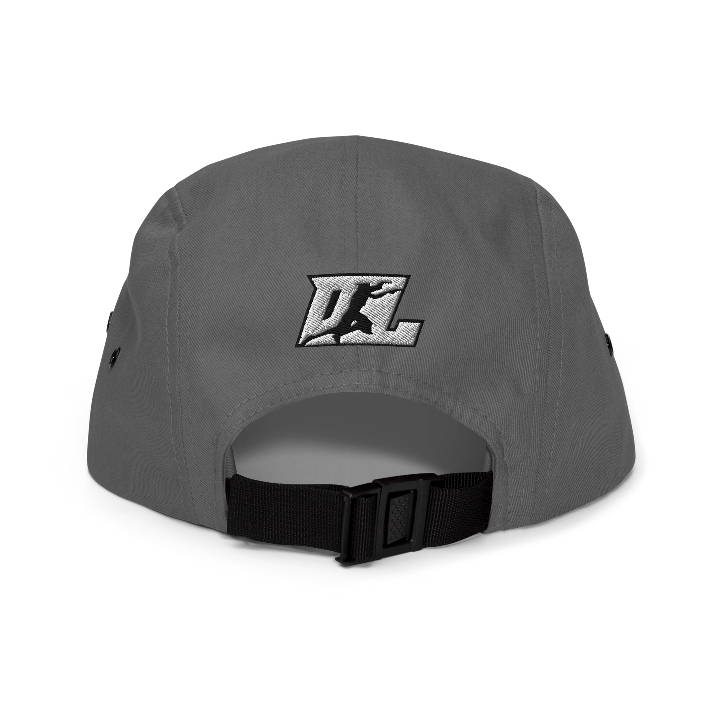 Cap White with Black Outline DL Logo (Front+Back)