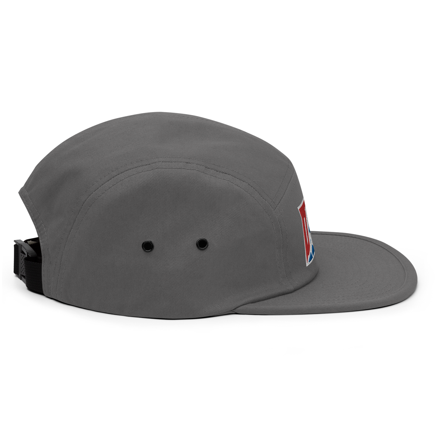 Five Panel Cap Color with White Outline DL Logo