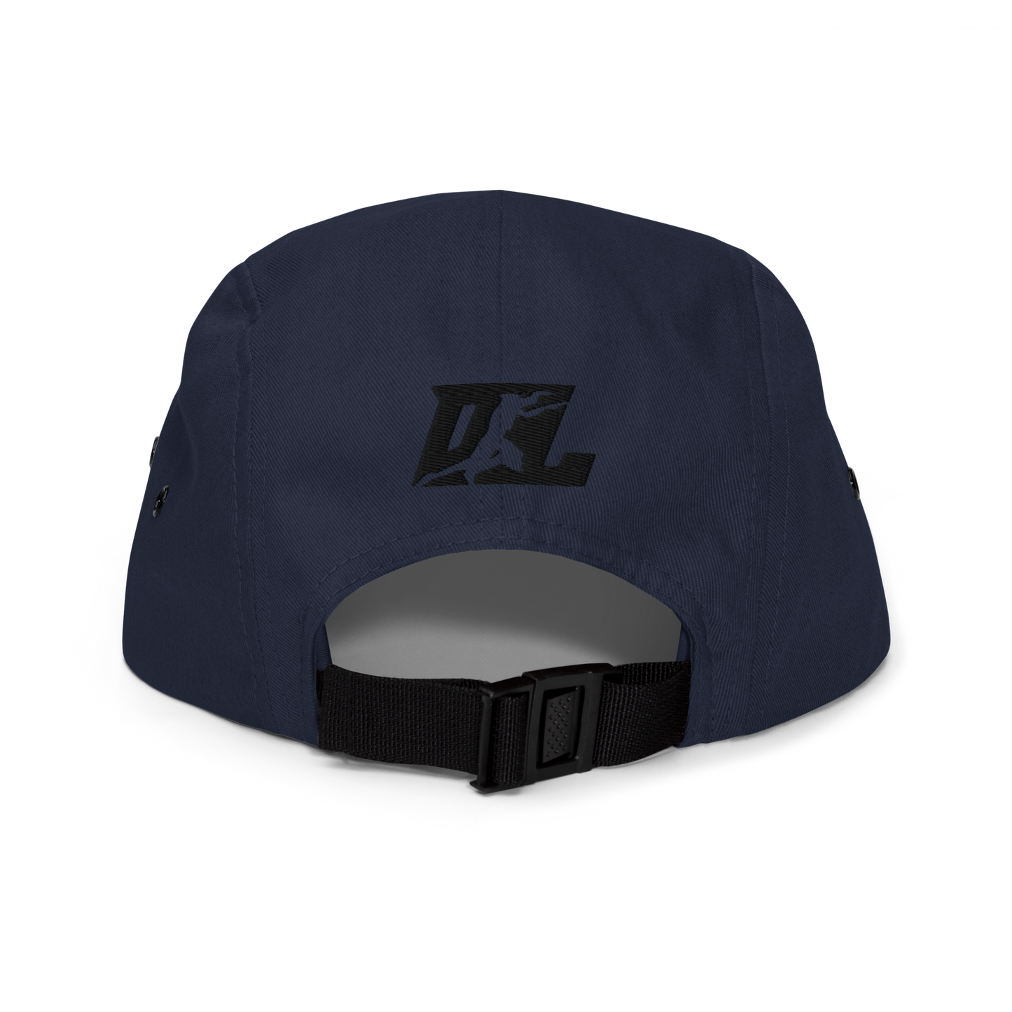 Five Panel Cap Black DL Logo (Front+Back)