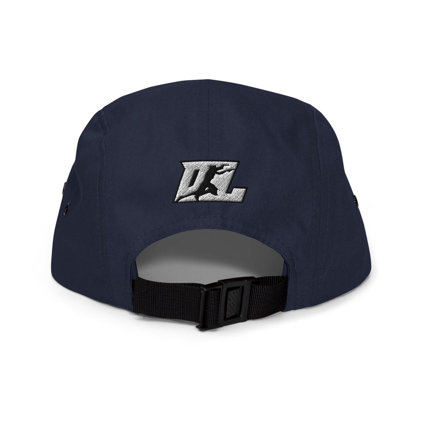 Cap White with Black Outline DL Logo (Front+Back)