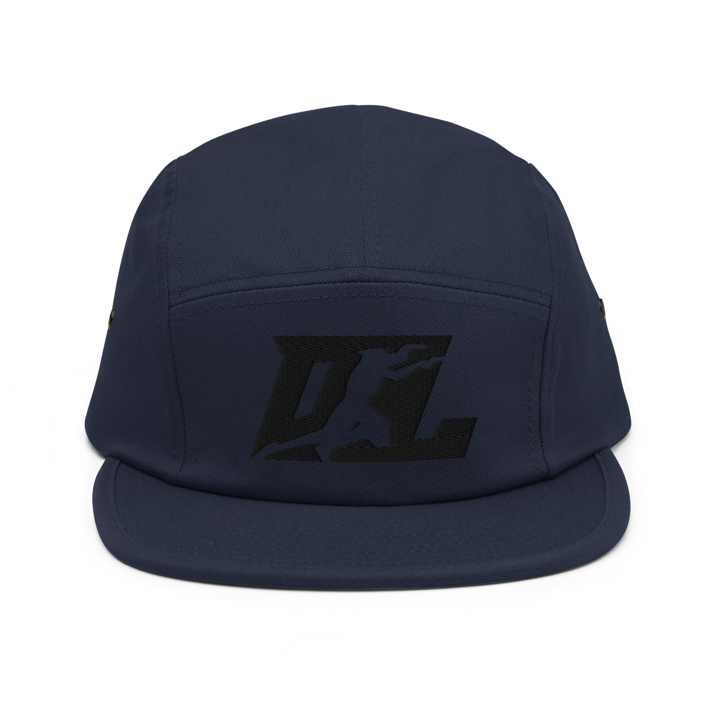 Five Panel Cap Black DL Logo