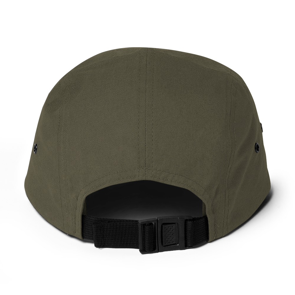 Five Panel Cap Color Text DL Logo