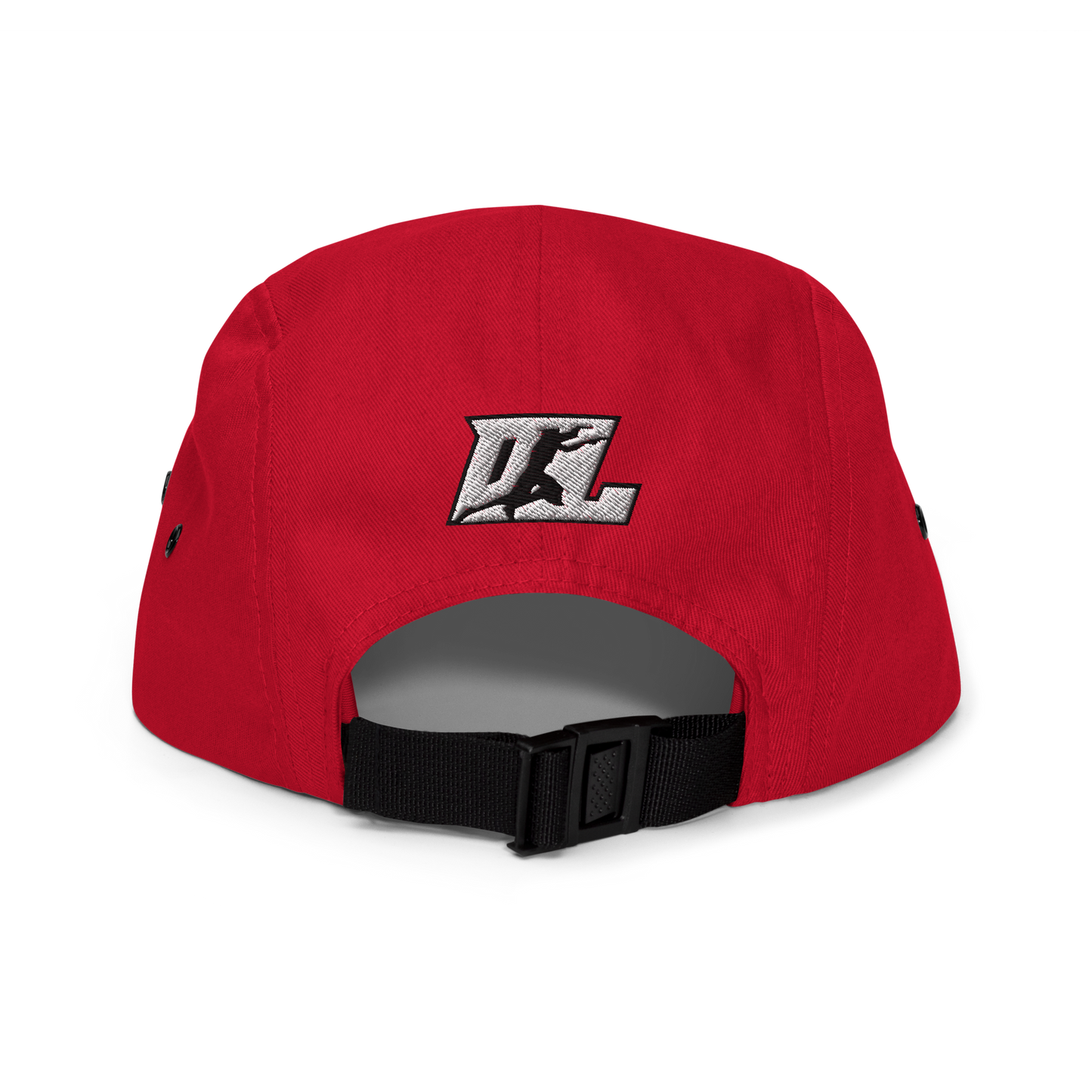 Cap White with Black Outline DL Logo (Front+Back)