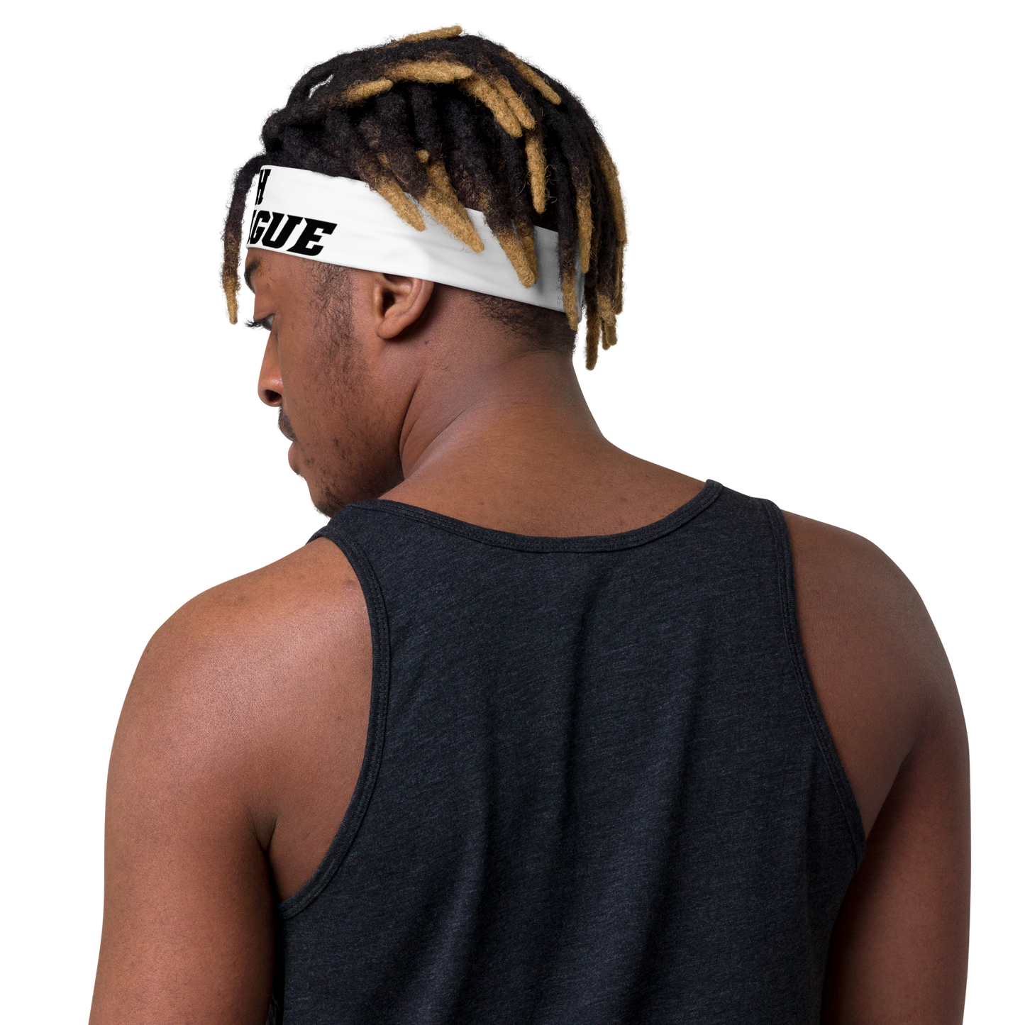 Headband Black Wide DL Logo