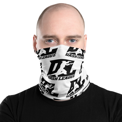 Neck Gaiter Black DL Logo Pattern