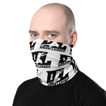 Neck Gaiter Black DL Logo Pattern