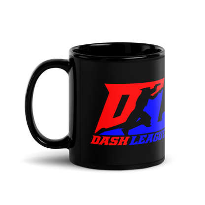 Logo DL enveloppant de couleur noire pour mug