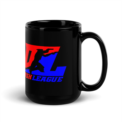 Logo DL enveloppant de couleur noire pour mug