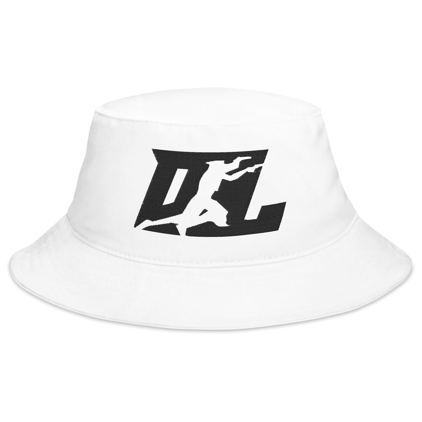 Bucket Hat Black DL Logo