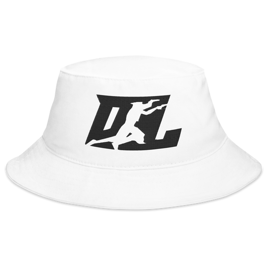 Bucket Hat Black DL Logo