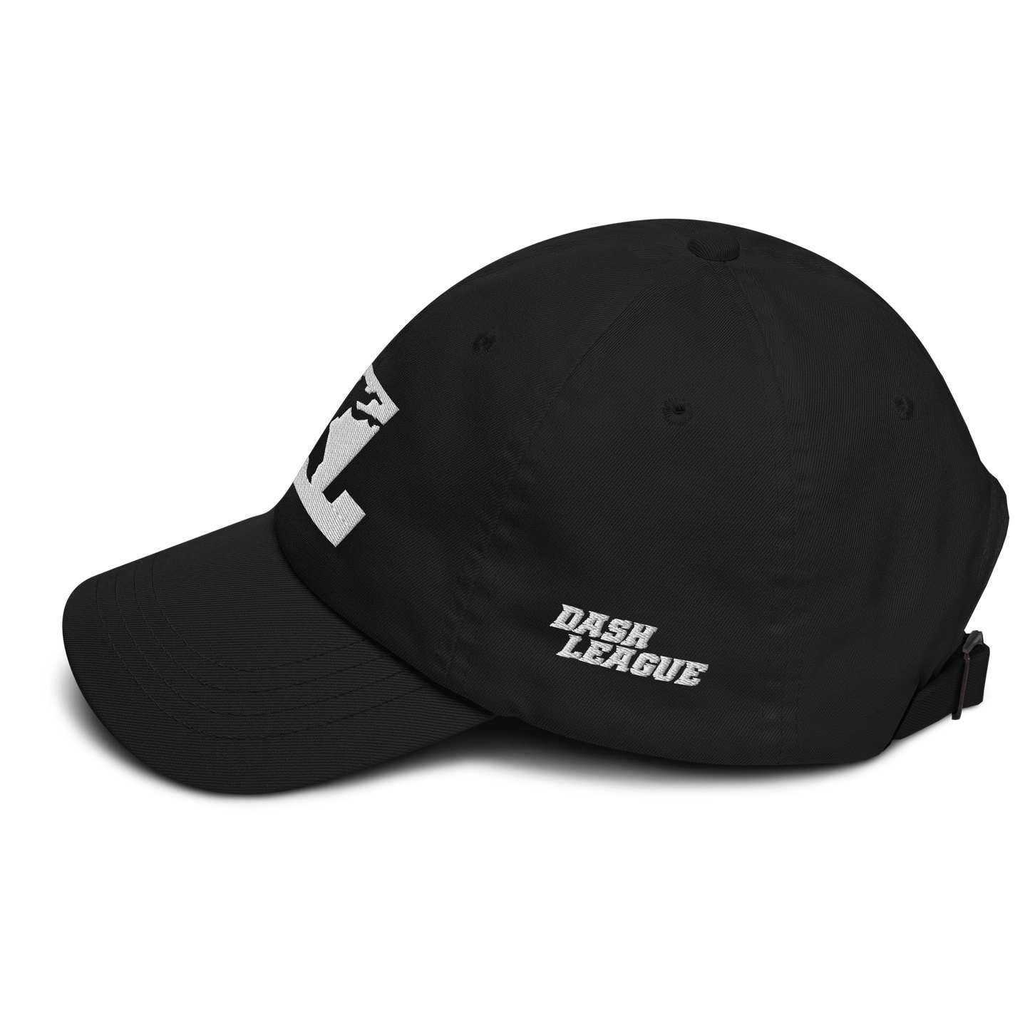 Cap White DL Logo (Front+Back+Sides)