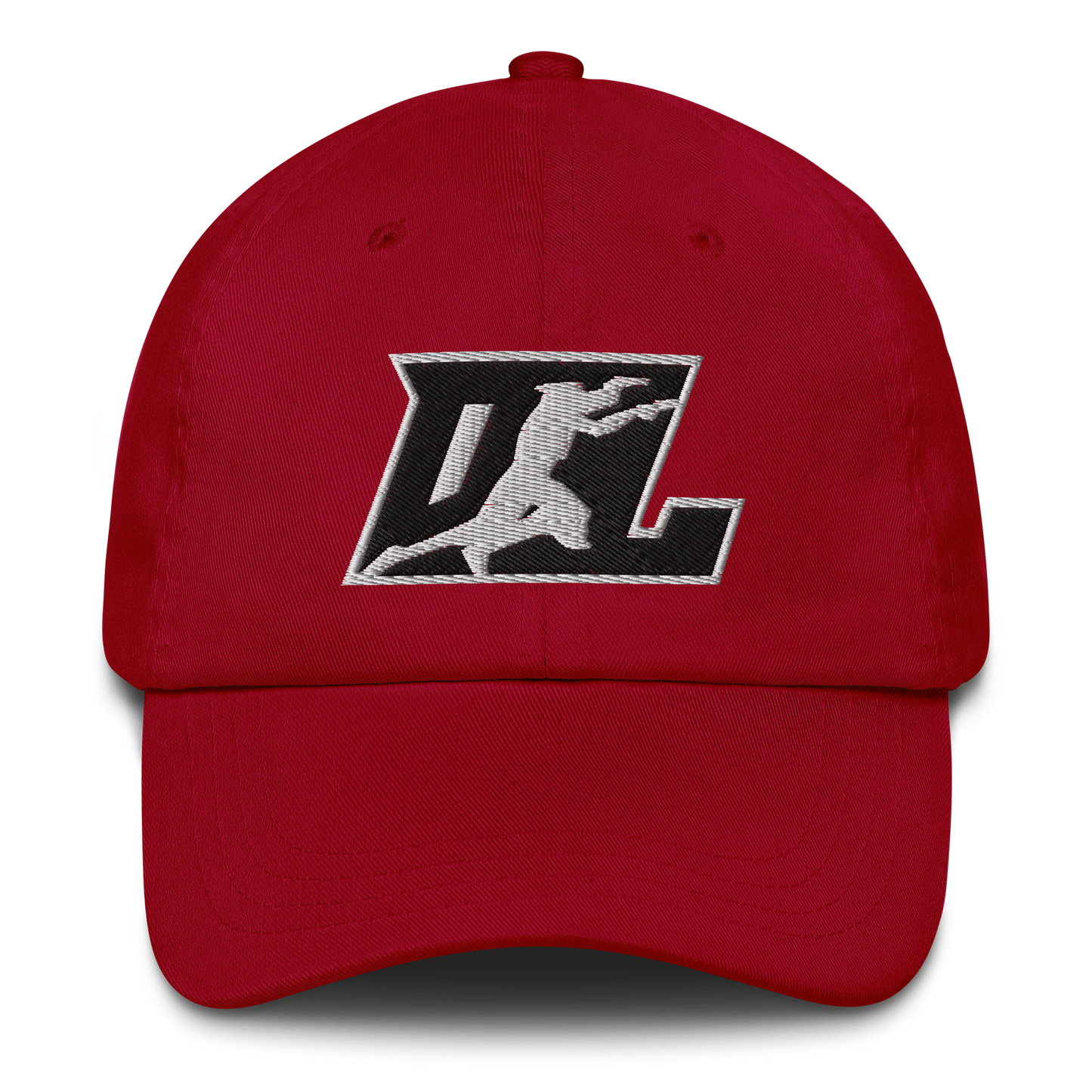 Cap Black with White Outline DL Logo