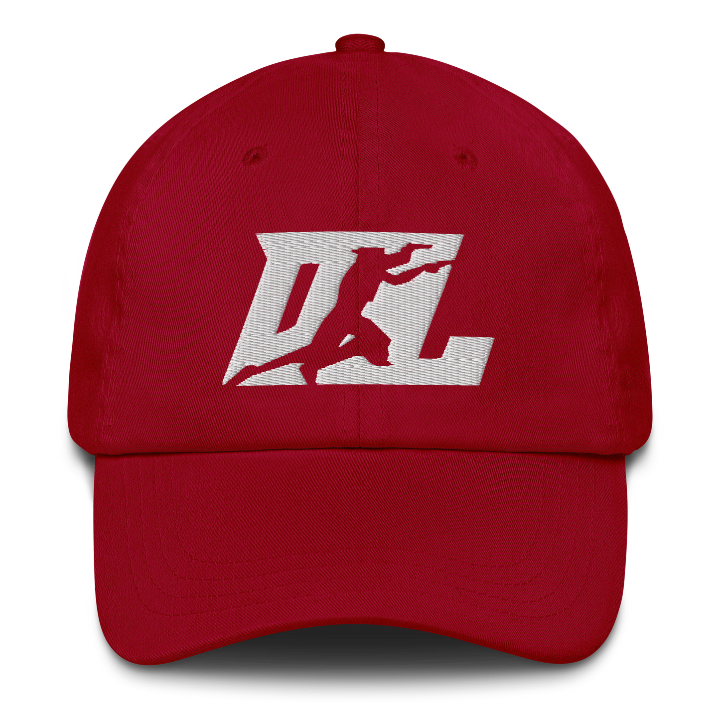 Cap White DL Logo