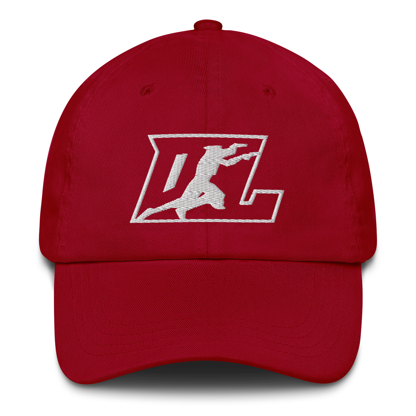 Cap White Outline DL Logo (Front+Back)